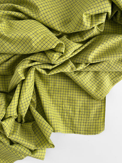 Lime Blue Grid