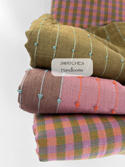 SWATCHES Indian Handloom Cotton