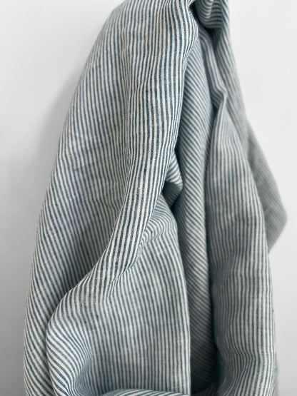 Teal Railroad Stripes