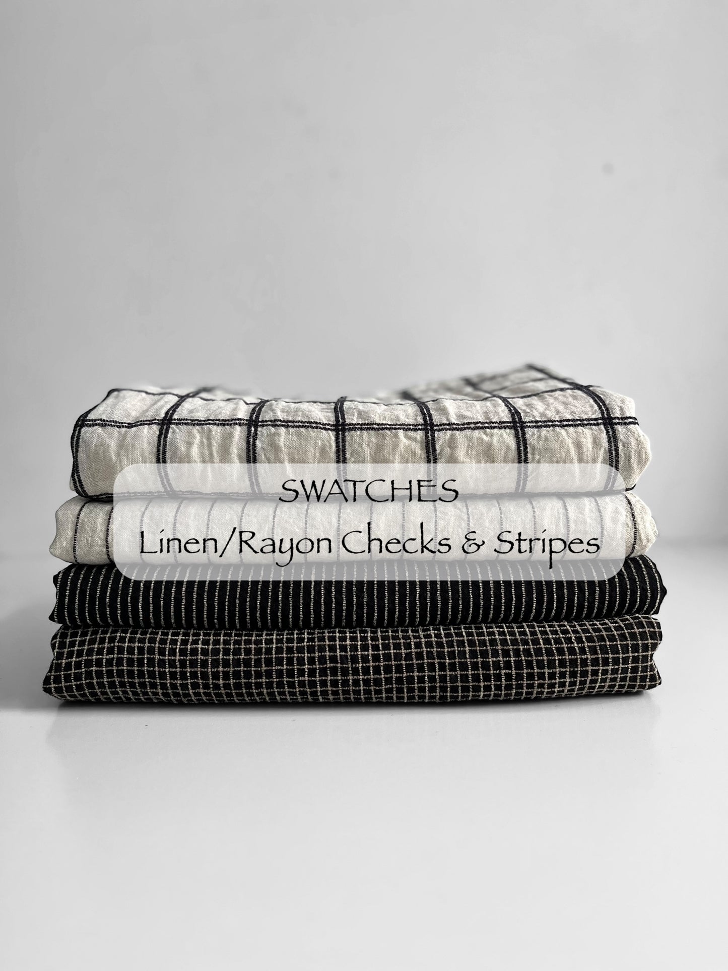 SWATCHES Linen/Rayon Checks & Stripes