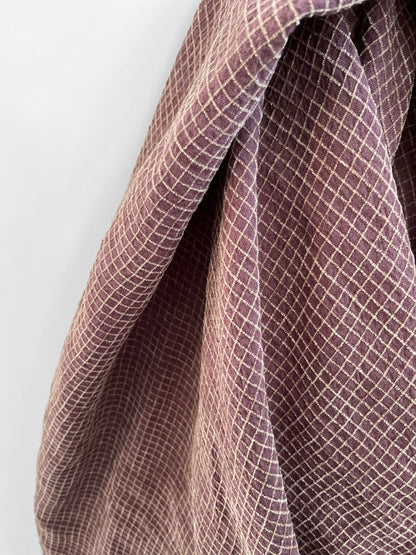 Field Mini Checks - Plum