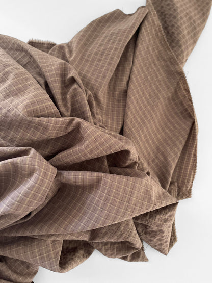Purplish Taupe Checks