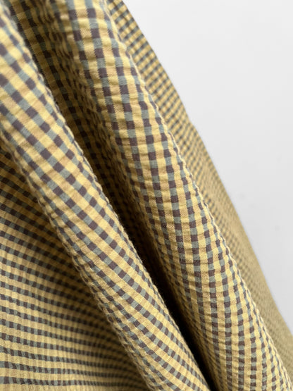 Canary Yellow Mini Checks