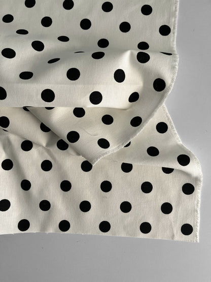 REMNANT 1.25m - Polka Dots Canvas