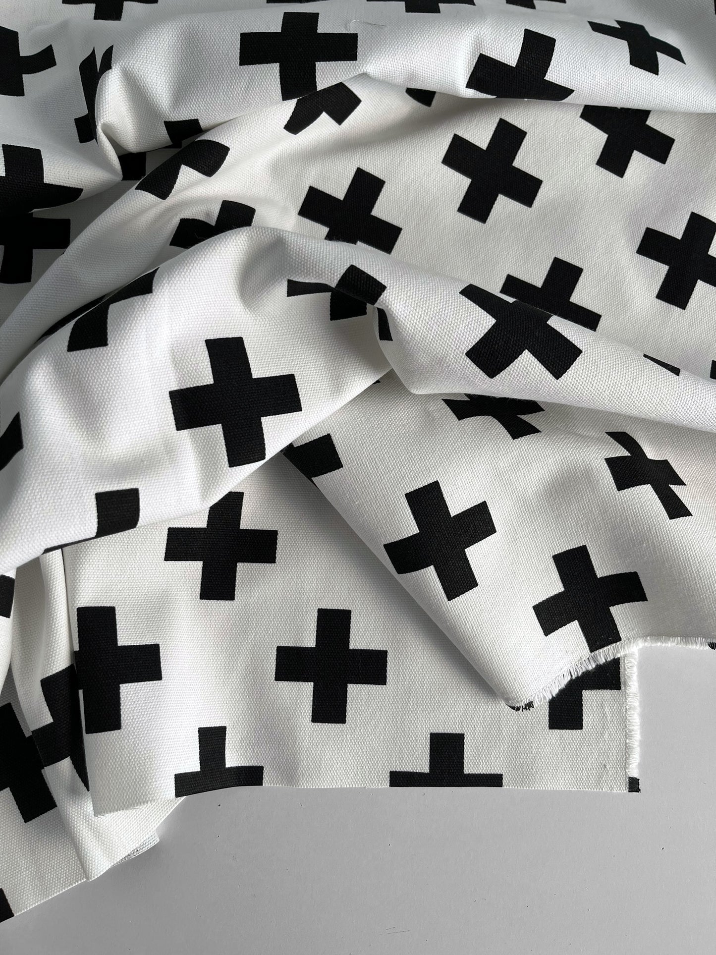 REMNANT 1.25m - Swiss Cross Canvas