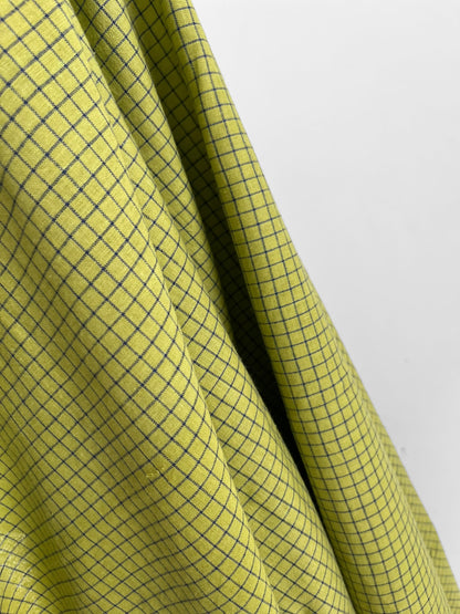 Lime Blue Grid