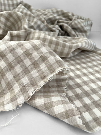 Natural Gingham 1cm