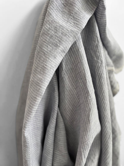 Silver Pencil Stripes 6mm