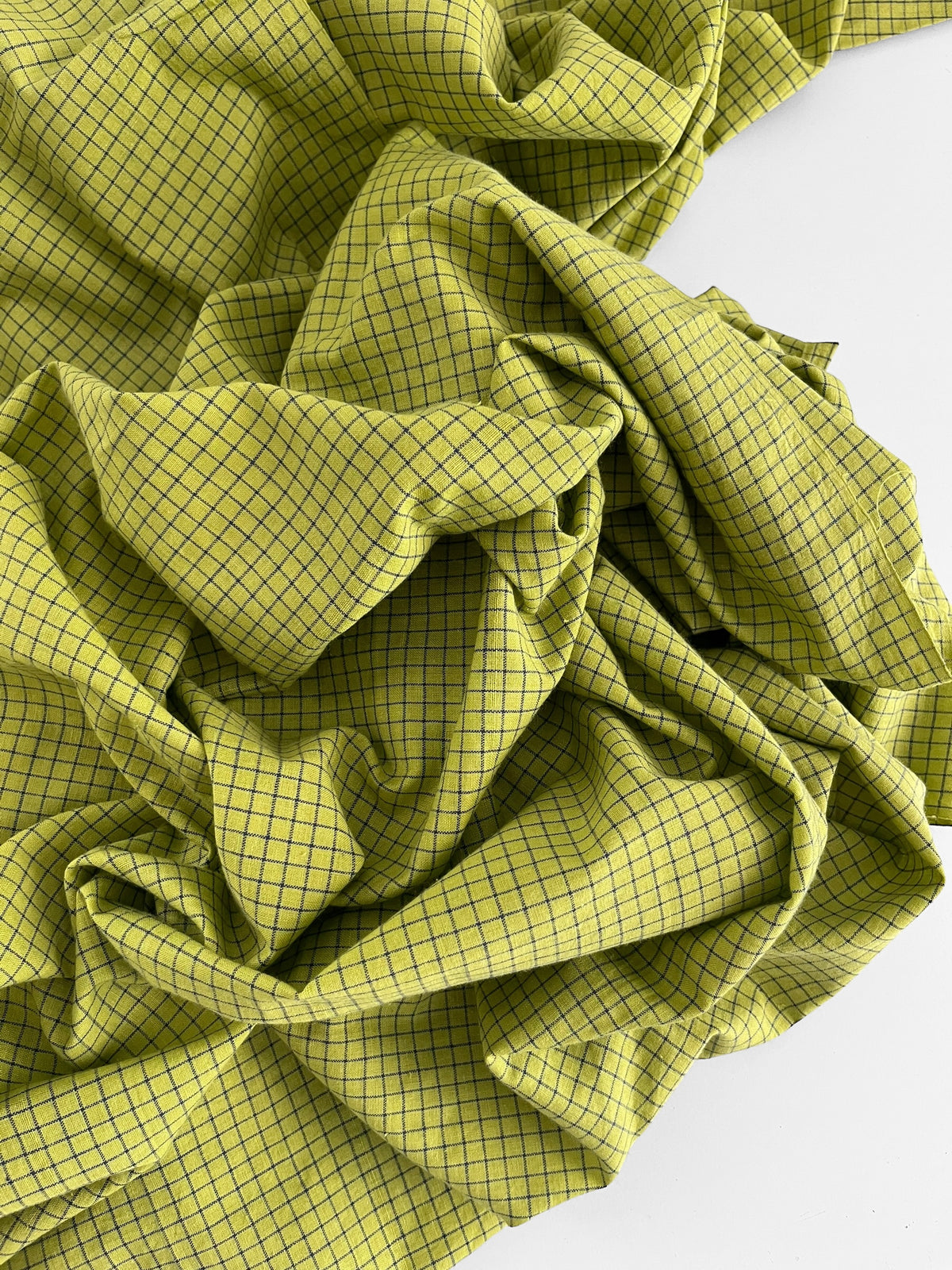 Lime Blue Grid