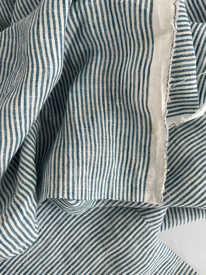 Teal Railroad Stripes