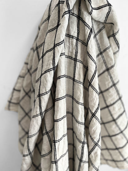 Field Large Checks - Natural