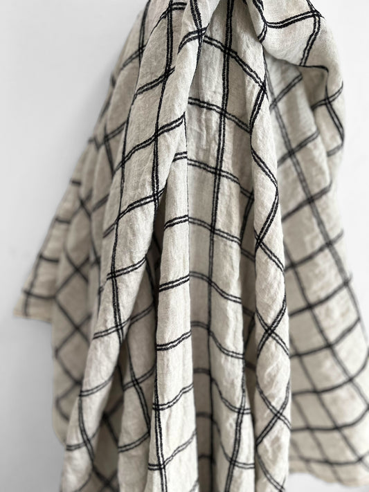 Field Large Checks - Natural
