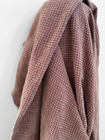 Field Mini Checks - Plum
