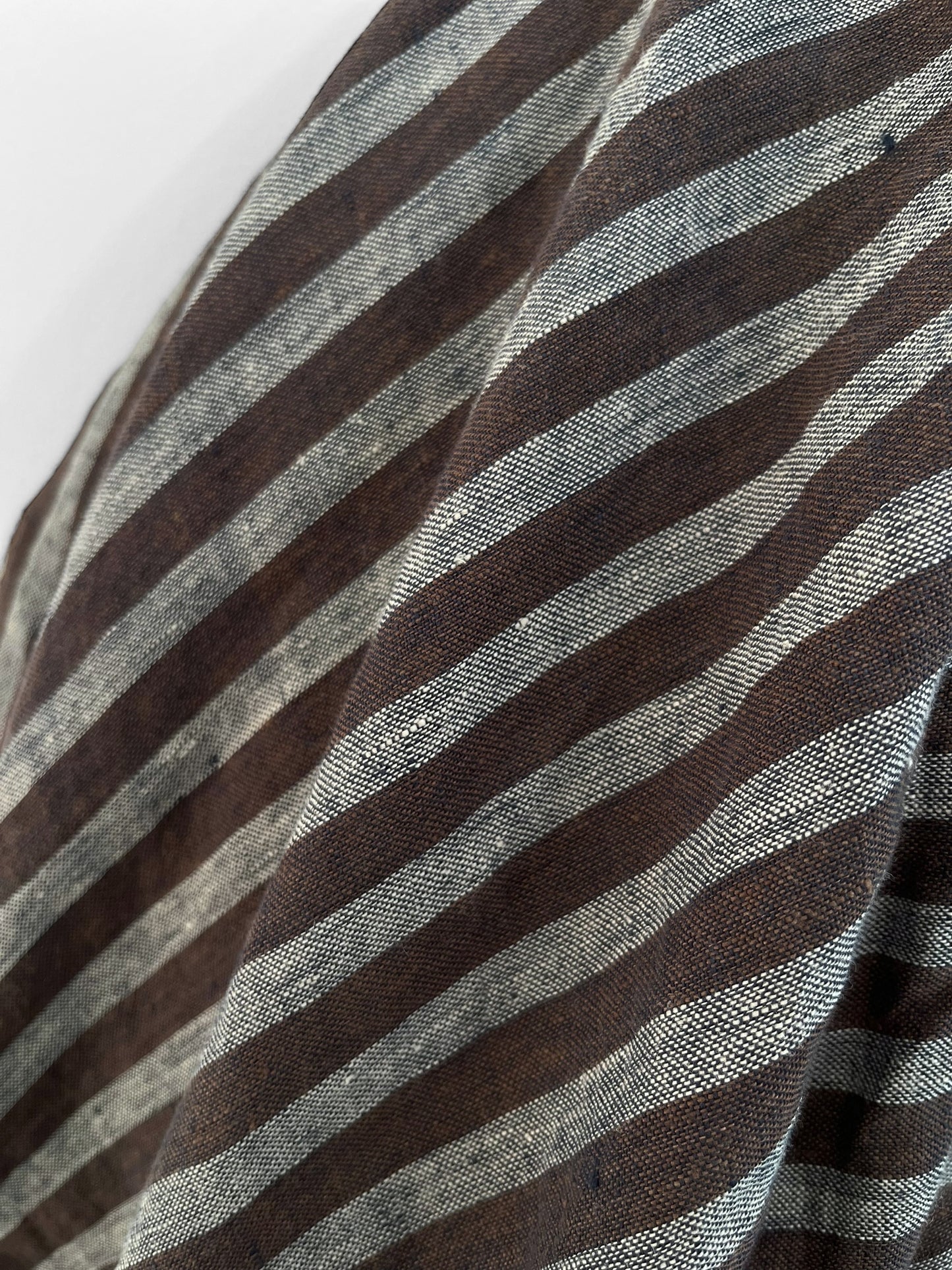 REMNANT 1.8m & 1.1m - Espresso Chunky Stripes 12mm