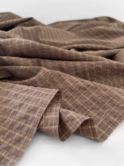 Purplish Taupe Checks