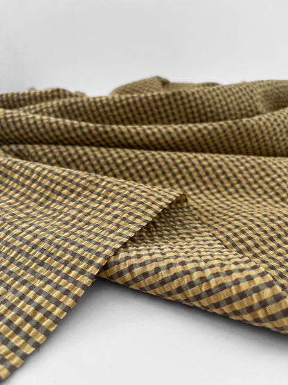 Canary Yellow Mini Checks