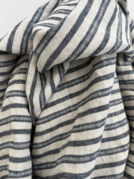 Navy Twill Stripes