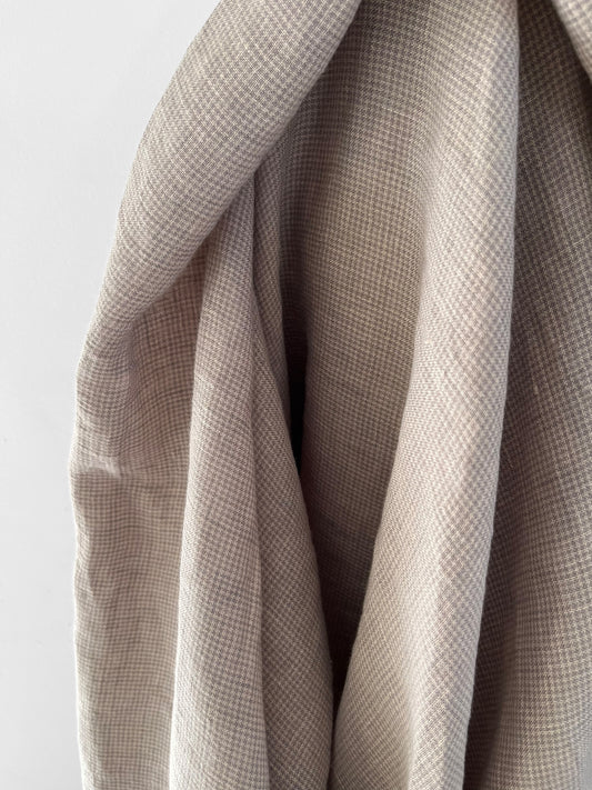 Greige Houndstooth