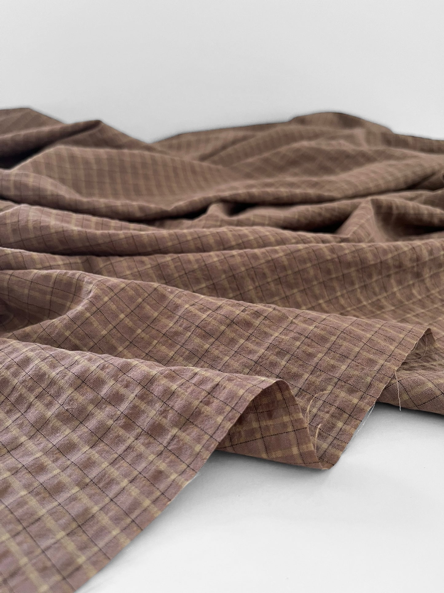 Purplish Taupe Checks