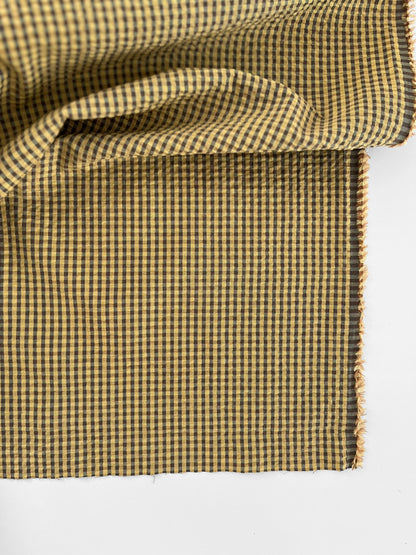 Canary Yellow Mini Checks