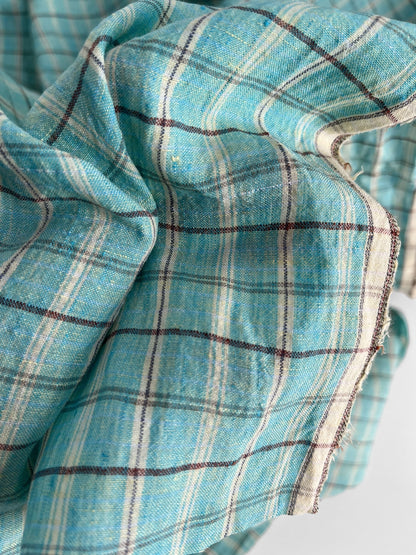 REMNANT 2.2m - Aquamarine Checks