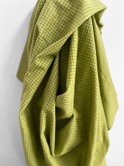 Lime Blue Grid