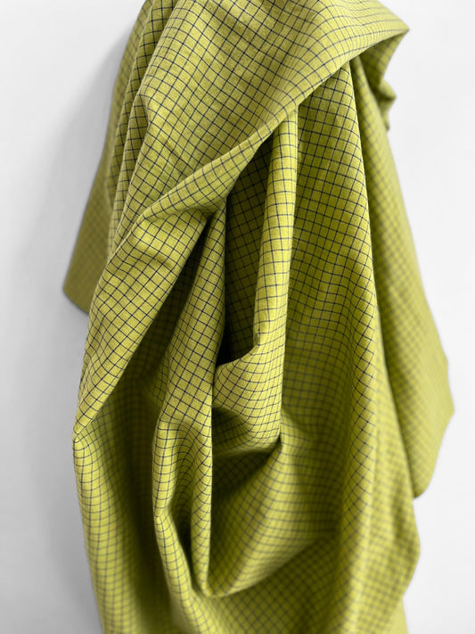 Lime Blue Grid
