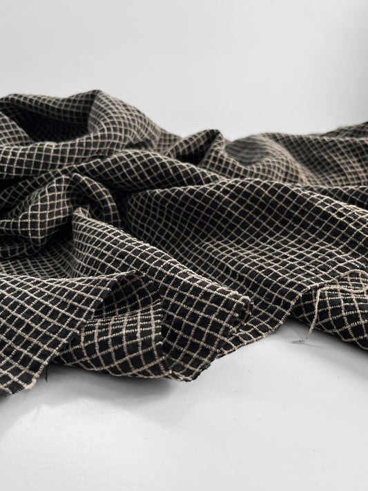 Field Mini Checks - Black
