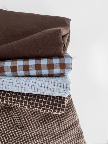 Blue Brown Grid