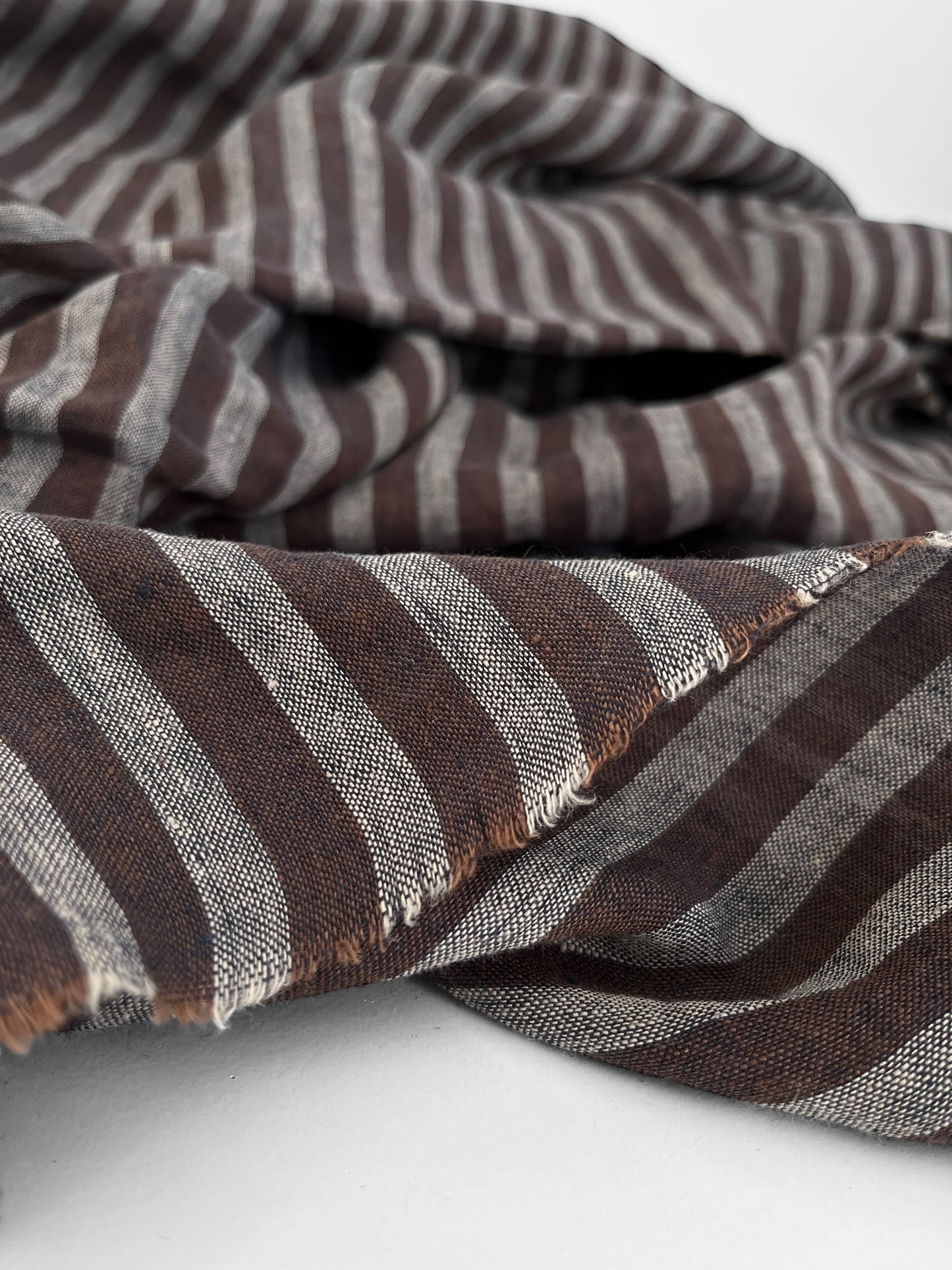 REMNANT 1.8m & 1.1m - Espresso Chunky Stripes 12mm