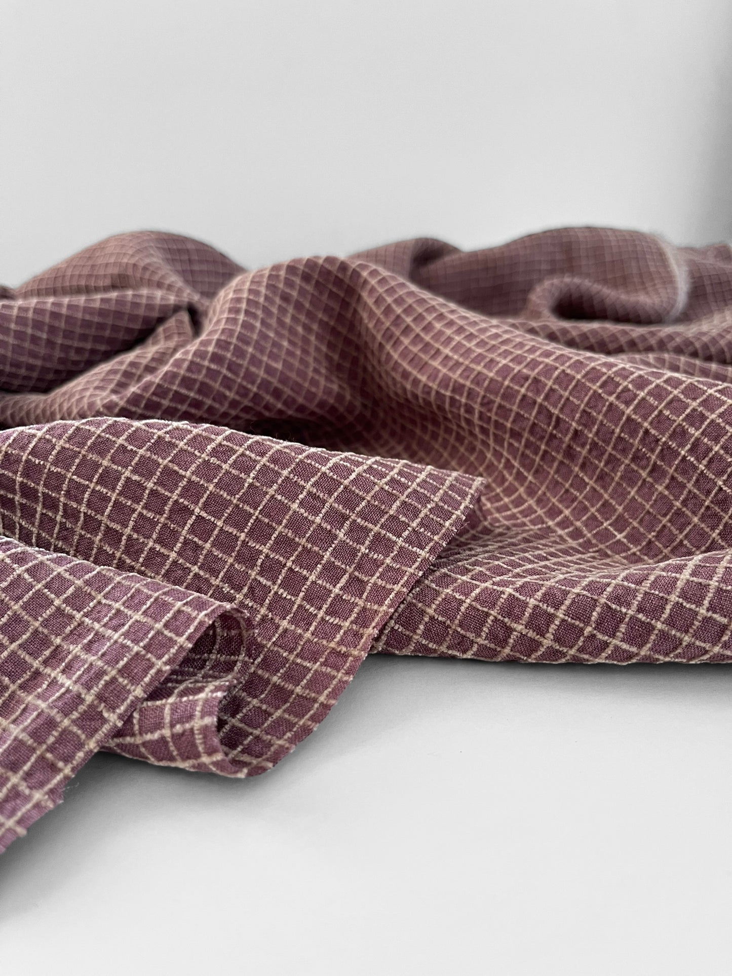 Field Mini Checks - Plum