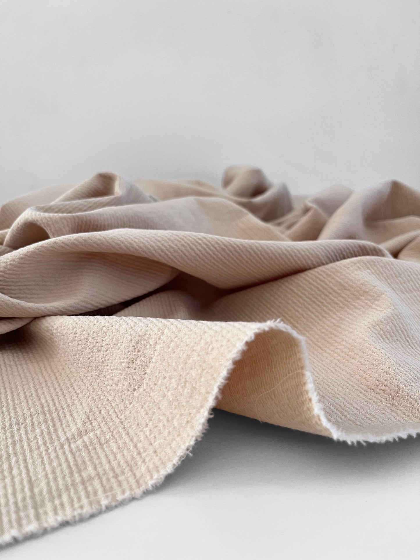 REMNANT 2.25m - Vanilla Dobby Cotton/Linen